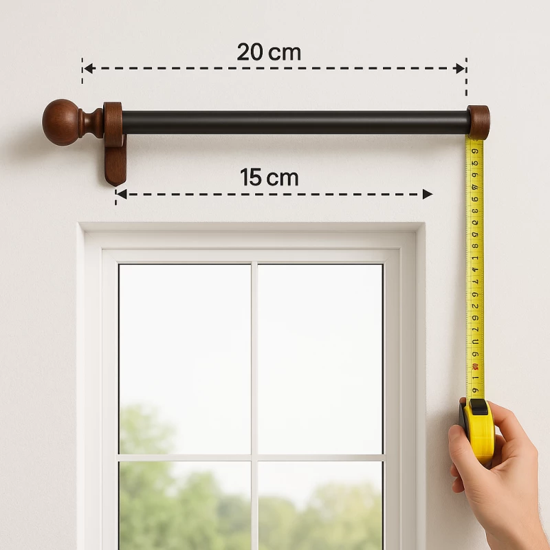 Rustik Perde Askısı Doğru Ölçü Alma Rehberi