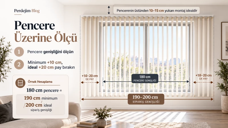 Dikey Stor Perde Ölçüsü Nasıl Alınır?