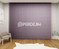 Light Purple Vertical Tulle Curtain