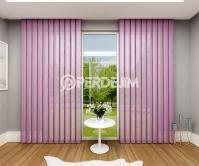 Lavender Color Vertical Tulle Curtain
