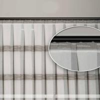 Perdejim White Decorative Curtain Cornice - Aluminum Decorative Rail Cornice