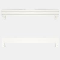 Perdejim Cream Decorative Curtain Cornice - Aluminum Decorative Rail Cornice