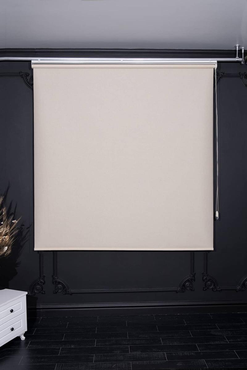 Keten Screen Taş Rengi Stor Perde