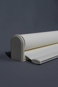 Pastel Series Silvery Cream Roller Blinds - With Takmatic Mounting Apparatus