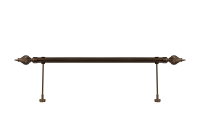 Perdejim Bronz Fon Perde Rustik Perde Askısı Antik Eskitme Rustik ARB15