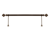 Perdejim Bronz Fon Perde Rustik Perde Askısı Antik Eskitme Rustik ARB16