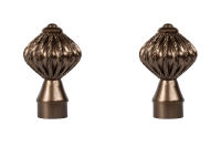 Perdejim Bronz Fon Perde Rustik Perde Askısı Antik Eskitme Rustik ARB16