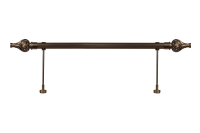 Perdejim Bronz Fon Perde Rustik Perde Askısı Antik Eskitme Rustik ARB19