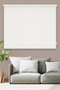 Blackout Cream Color Sunproof Roller Blinds -  Skirt Gifted