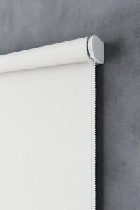  Imported Satin Open Cream Roller Blinds - With Mounting Apparatus and Skirt