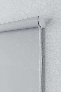Imported Satin Gray Roller Blinds -  With Mounting Apparatus and Skirt