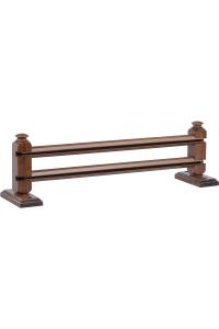 Ceviz Çetray Rustik Ahşap Perde Askısı - Kornişli Perdelere Özel