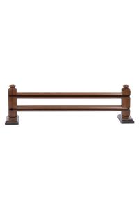 Ceviz Çetray Rustik Ahşap Perde Askısı - Kornişli Perdelere Özel