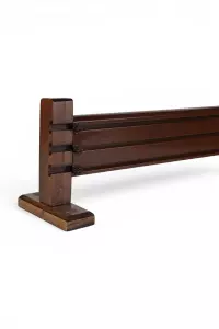 Ceviz Ahşap Başlıklı 3 Kanallı Alüminyum Dekoratif Ray Korniş